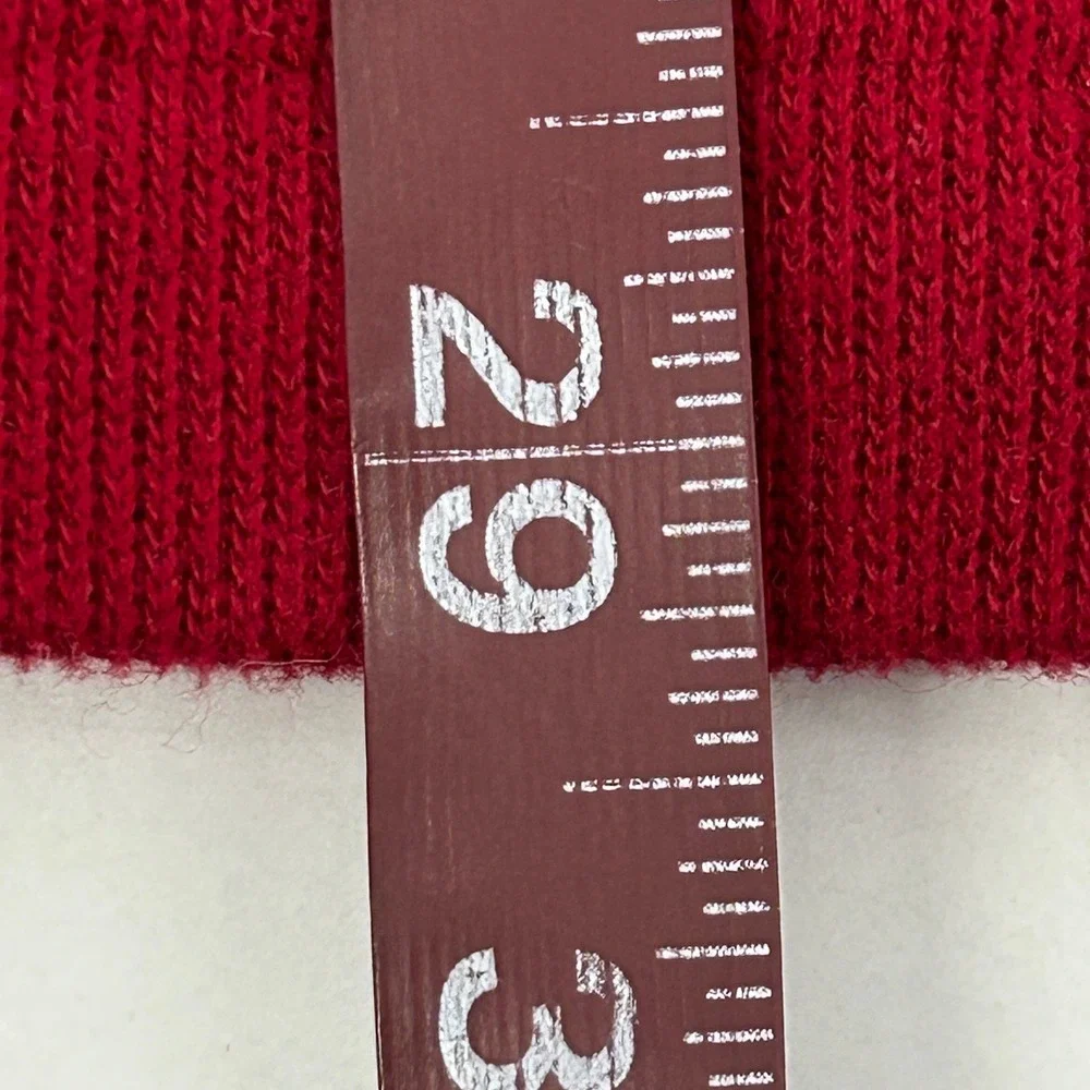 Polo Ralph Lauren Sweater Pullover Mens XL Red Long Sleeve 1/4 Zip Mock Neck NEW
